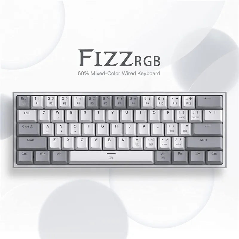 Redragon K617 Fizz 60% Wired RGB Gaming Keyboard