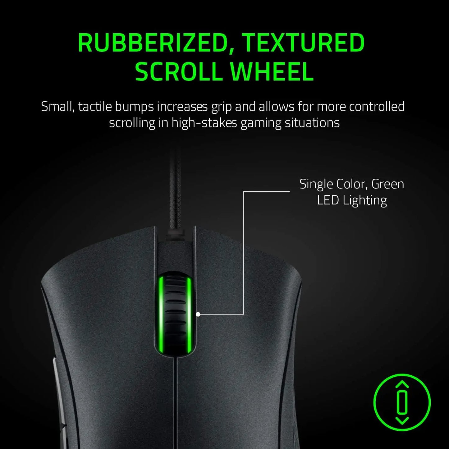 Razer Wired Gaming Mouse 6400 DPI Optical Sensor for Laptop