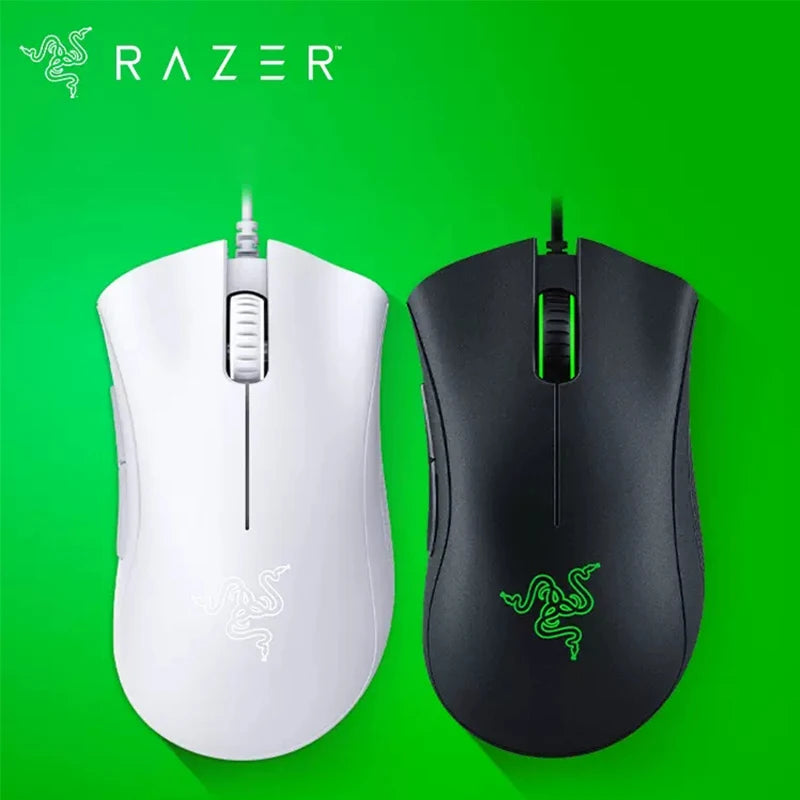 Razer Wired Gaming Mouse 6400 DPI Optical Sensor for Laptop